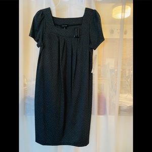 ~SALE~Voir Voir dark grey dress with cuff 14 NWT